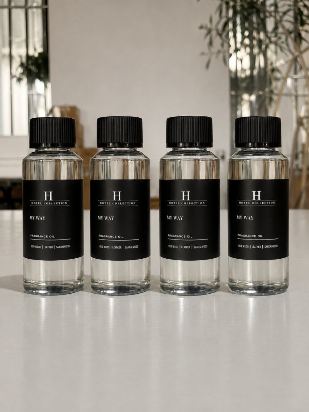 MY WAY Hotel Collection Essential Oil Diffuser Scent 120mL Sealed Pack of 4